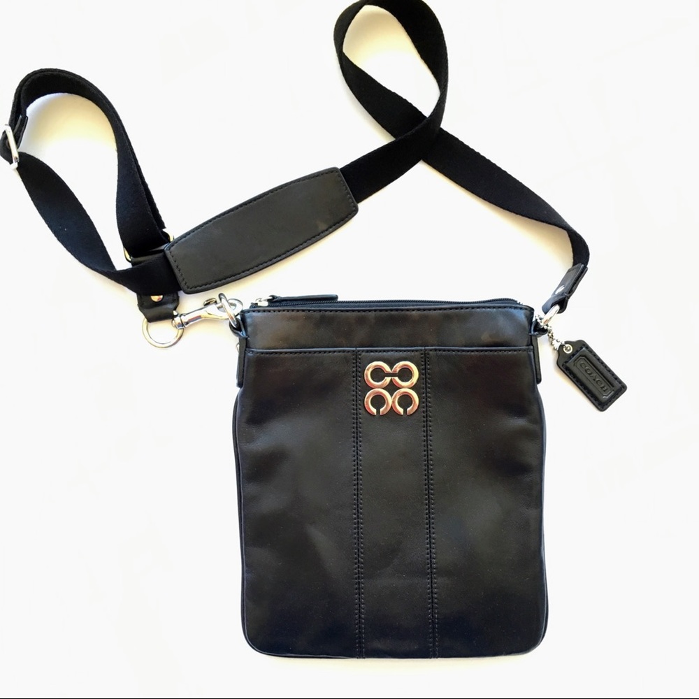 Coach Leather Messenger Crossbody